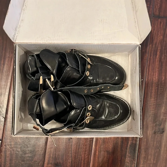 Jessica Buurman Black Gold double buckle boots size 38 - Picture 4 of 14